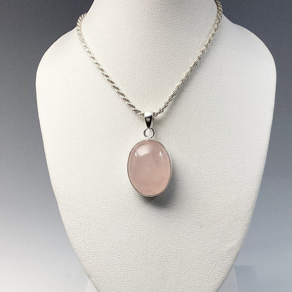 Rose Quartz Pendant - Rocks and Gems Canada