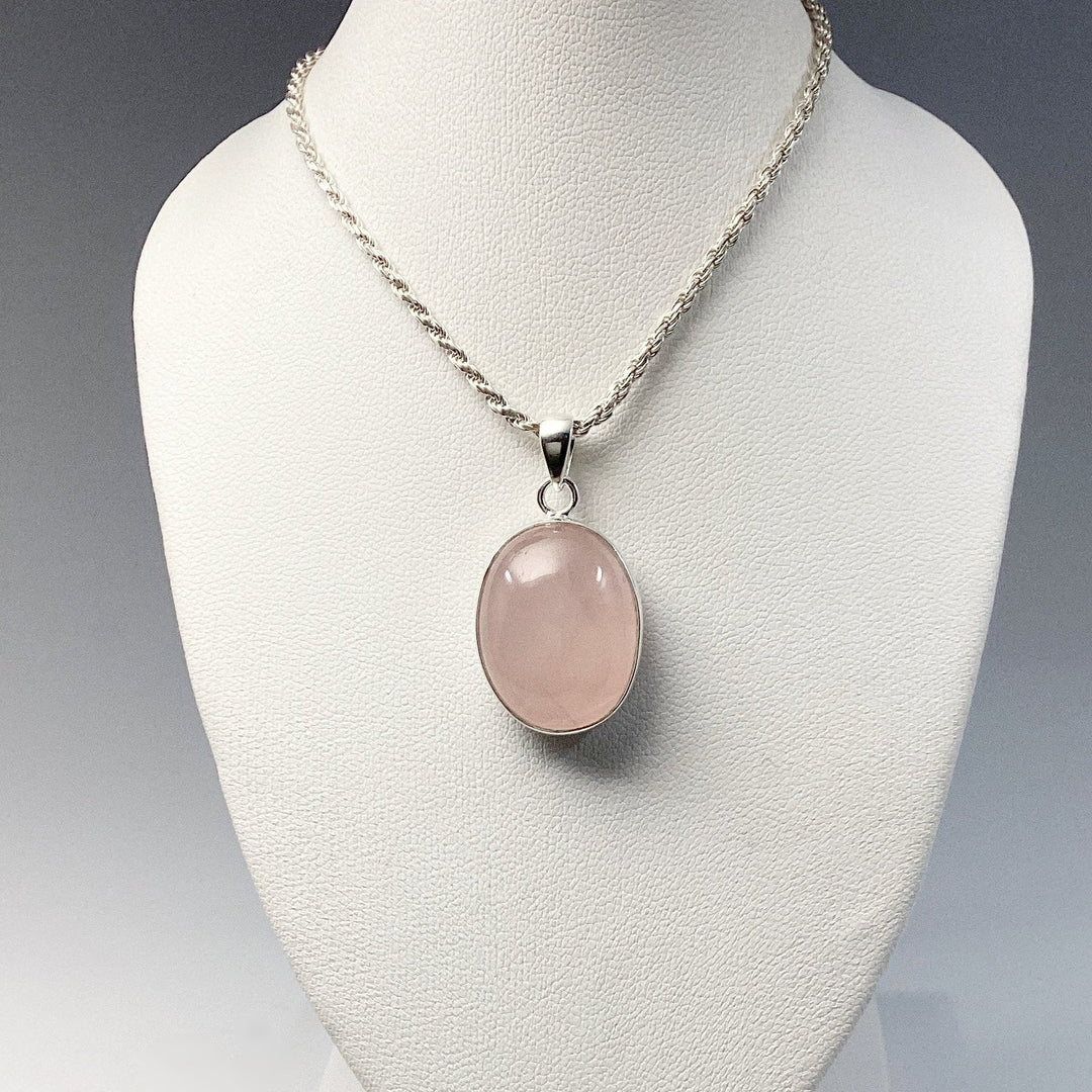 Rose Quartz Pendant - Rocks and Gems Canada