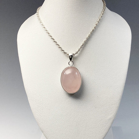 Rose Quartz Pendant - Rocks and Gems Canada
