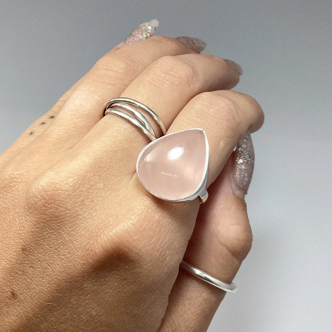 Rose Quartz Ring - Rocks and Gems Canada