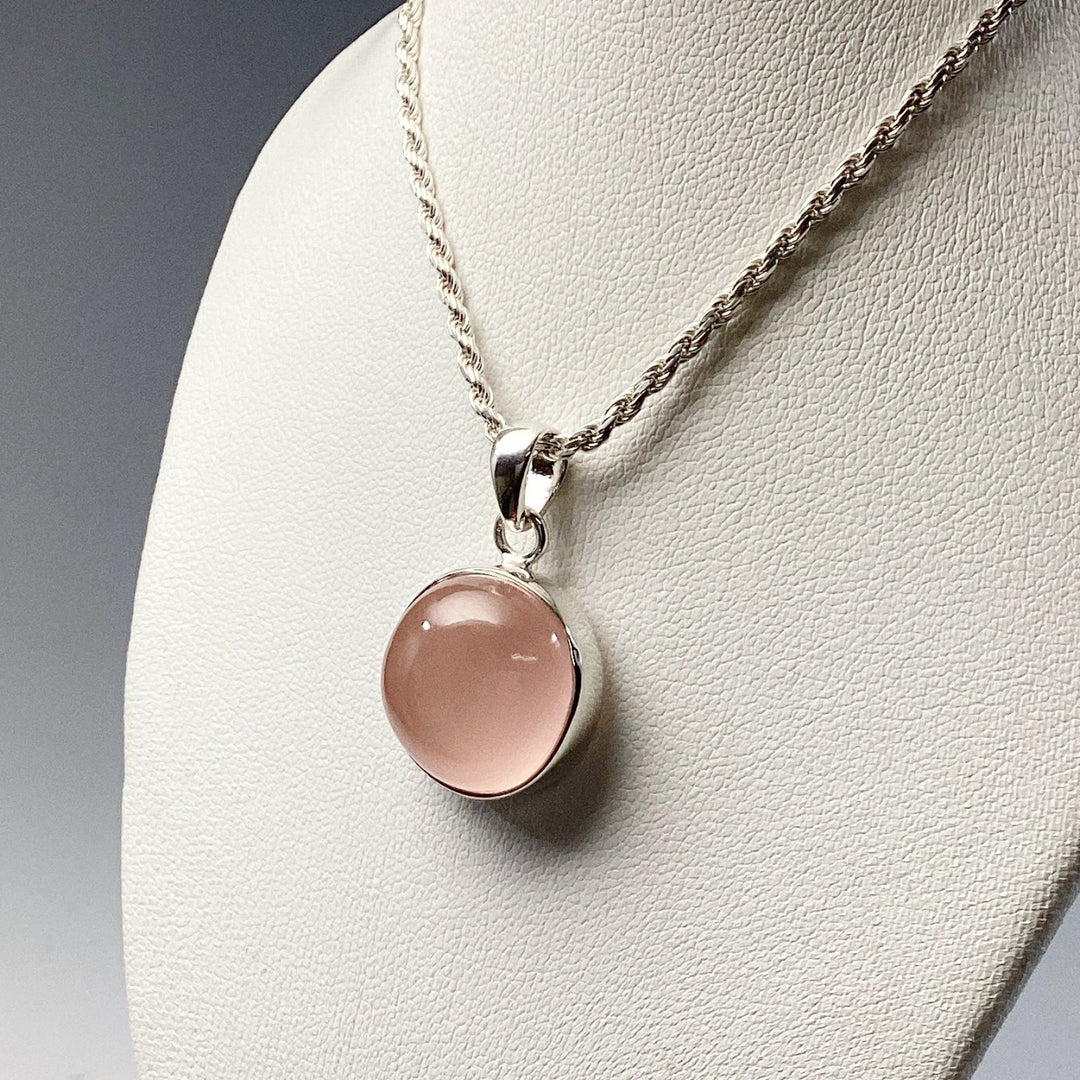 Rose Quartz Pendant - Rocks and Gems Canada