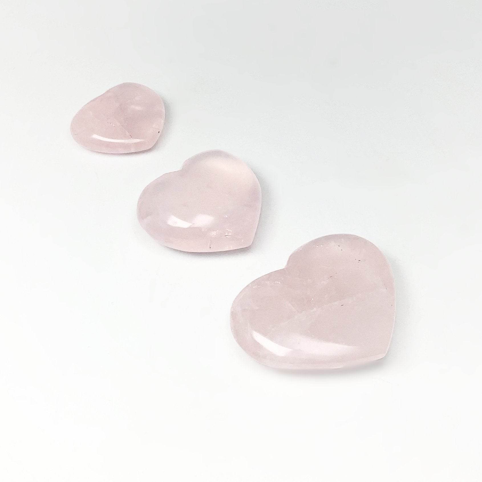 Rose Quartz Heart - Rocks and Gems Canada