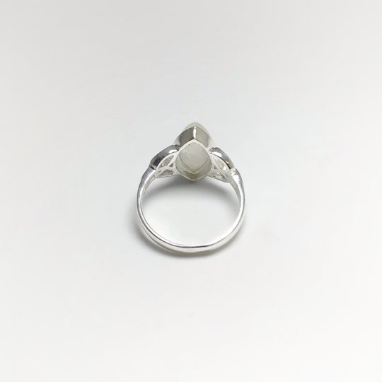 Rainbow Moonstone Ring - Rocks and Gems Canada