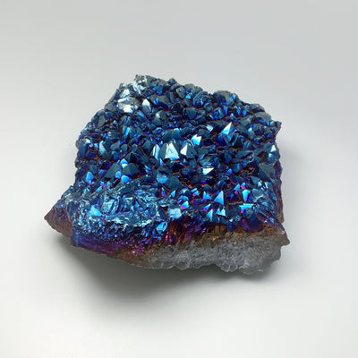 Blue Rainbow Amethyst Druze Cluster