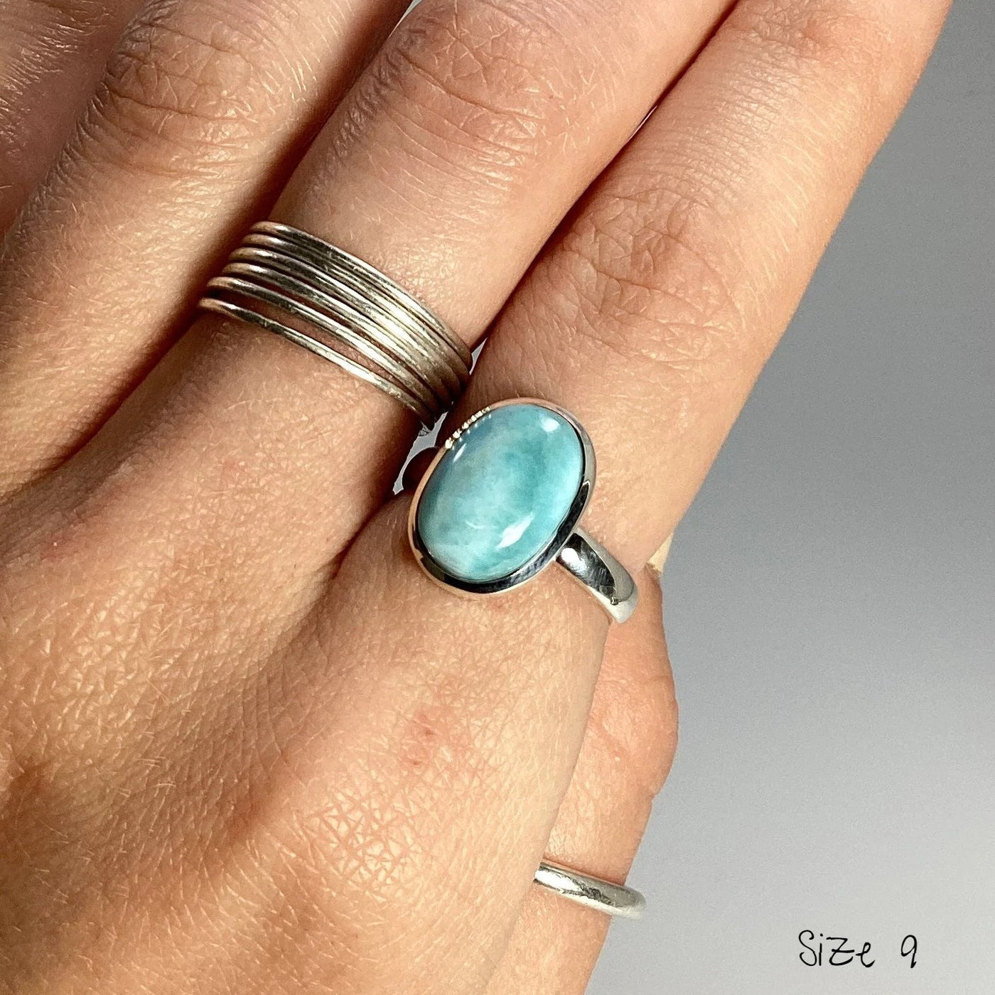 Larimar Ring