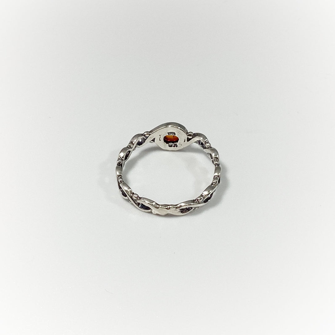 Cognac Amber Ring - Rocks and Gems Canada