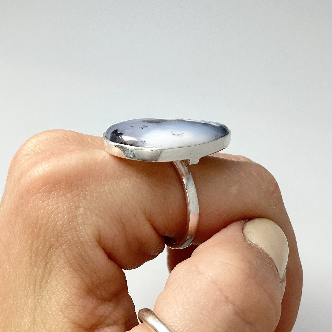 Dendritic Opal Ring