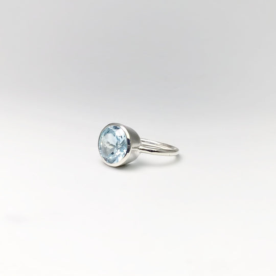 Blue Topaz Ring - Rocks and Gems Canada