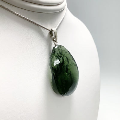 Polished Front Moldavite Pendant