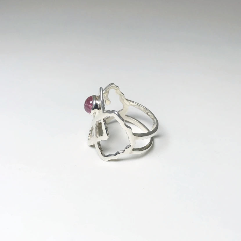 Pink Tourmaline Ring - Rocks and Gems Canada