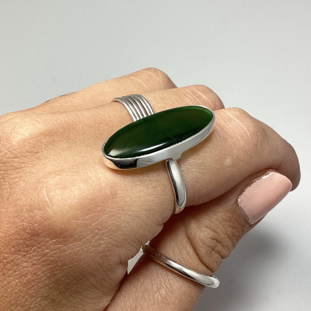 Canadian Jade Ring - Rocks and Gems Canada