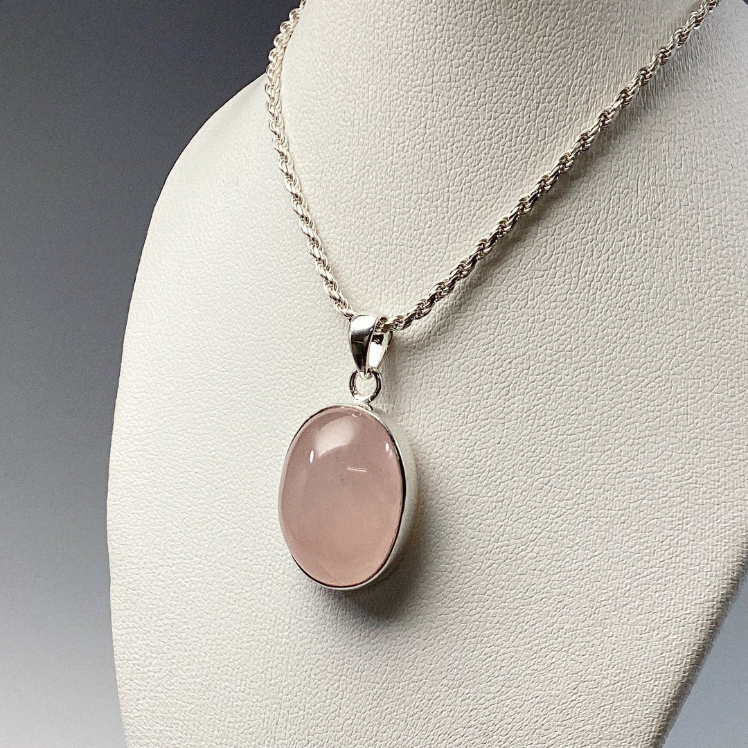 Rose Quartz Pendant - Rocks and Gems Canada
