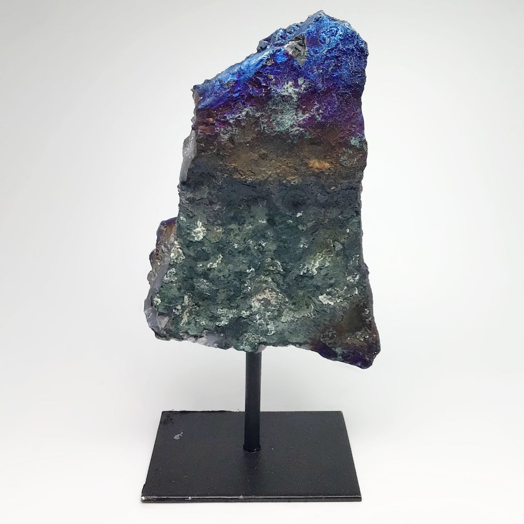 Rainbow Amethyst Druze Cluster On Stand - Rocks and Gems Canada