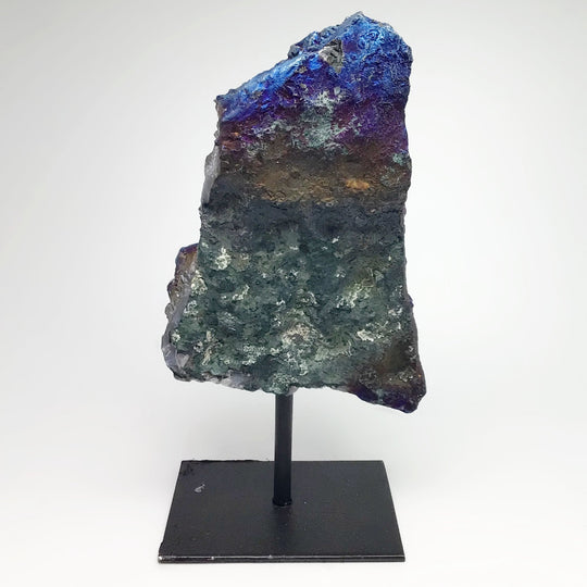 Rainbow Amethyst Druze Cluster On Stand - Rocks and Gems Canada
