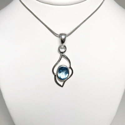 Blue Topaz Pendant