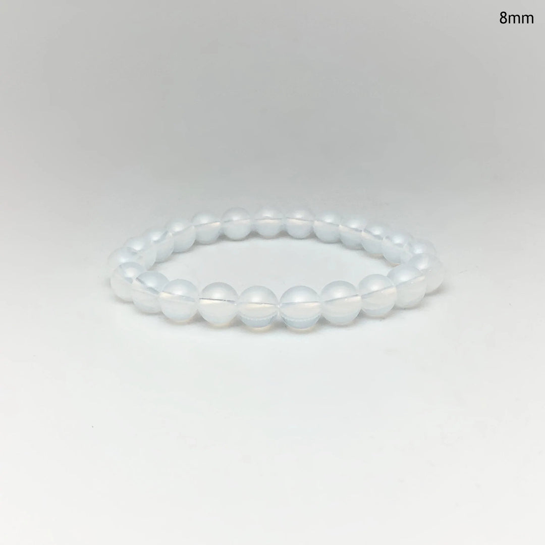 Moon Quartz Beaded Bracelet - Rocks and Gems Canada