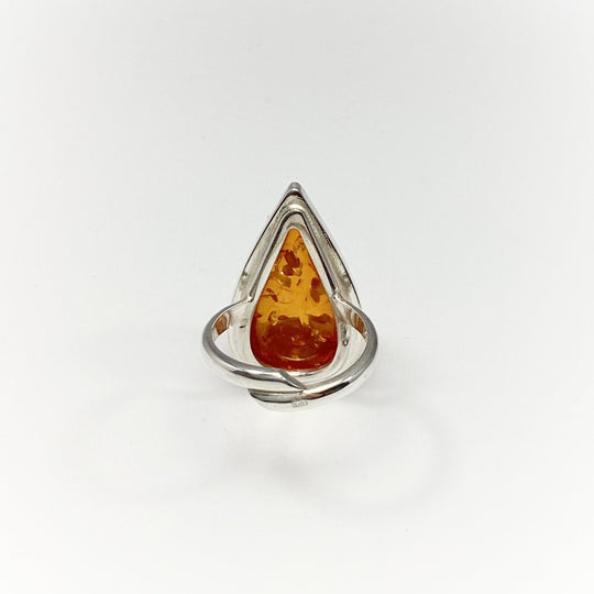 Cognac Amber Ring - Rocks and Gems Canada