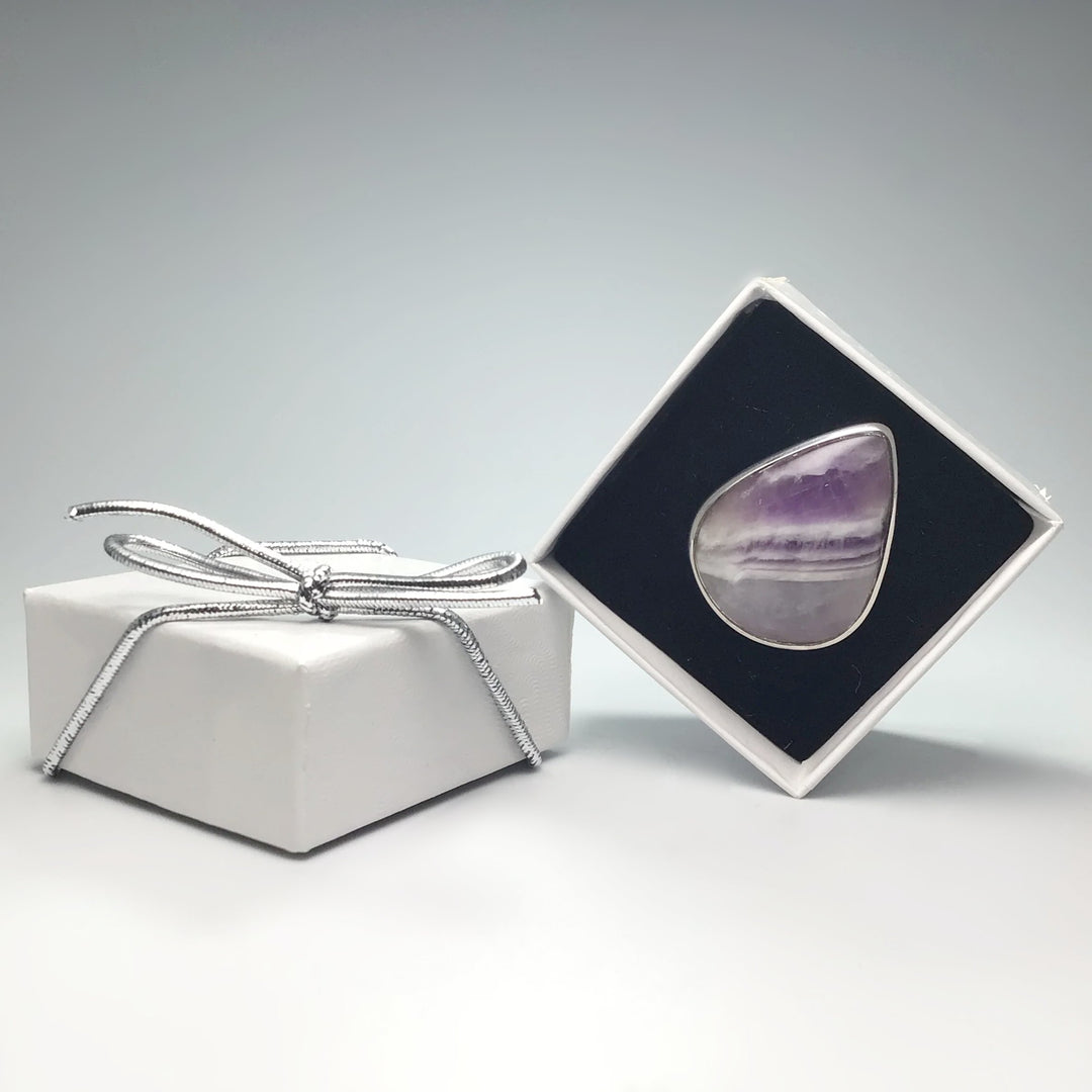 Chevron Amethyst Ring - Rocks and Gems Canada