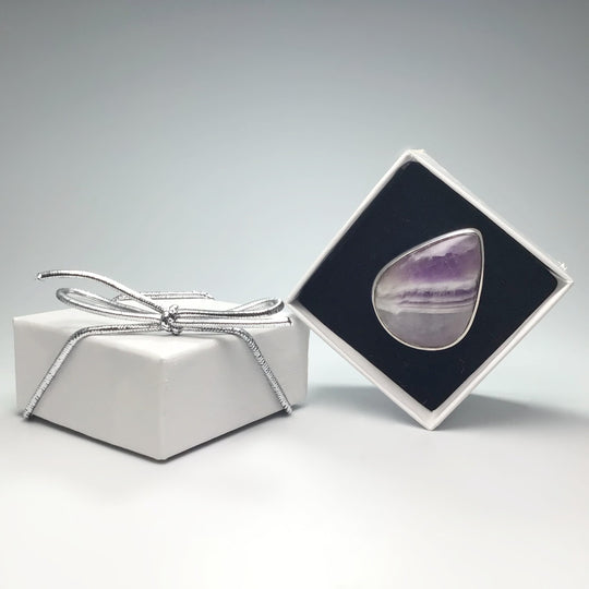 Chevron Amethyst Ring - Rocks and Gems Canada