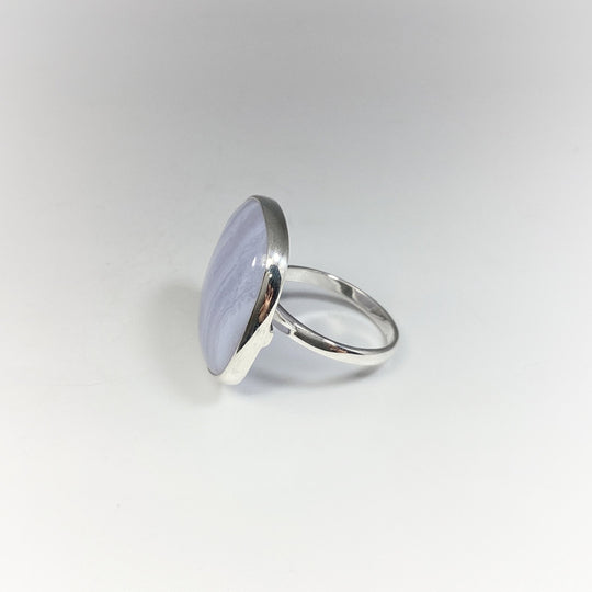 Blue Lace Agate Ring - Rocks and Gems Canada