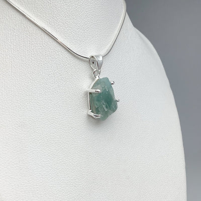 Raw Aquamarine Pendant