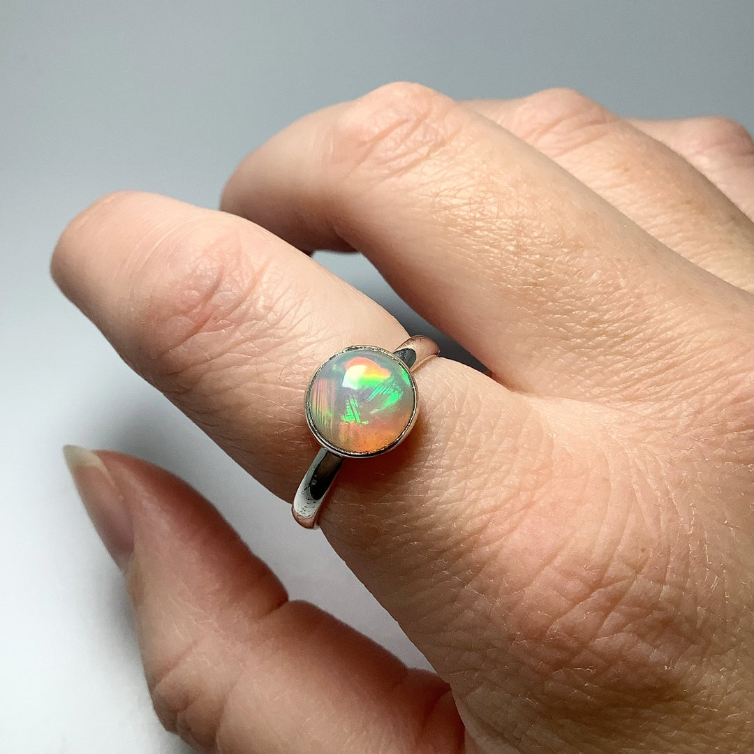 Ethiopian Fire Opal Ring - Rocks and Gems Canada