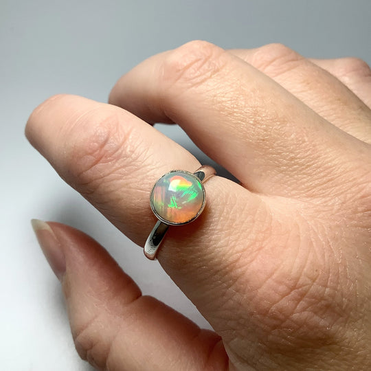 Ethiopian Fire Opal Ring - Rocks and Gems Canada