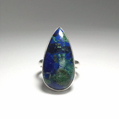 Azurite-Malachite Ring
