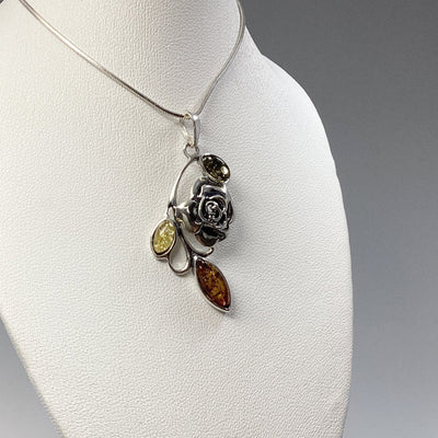 Mixed Amber Pendant