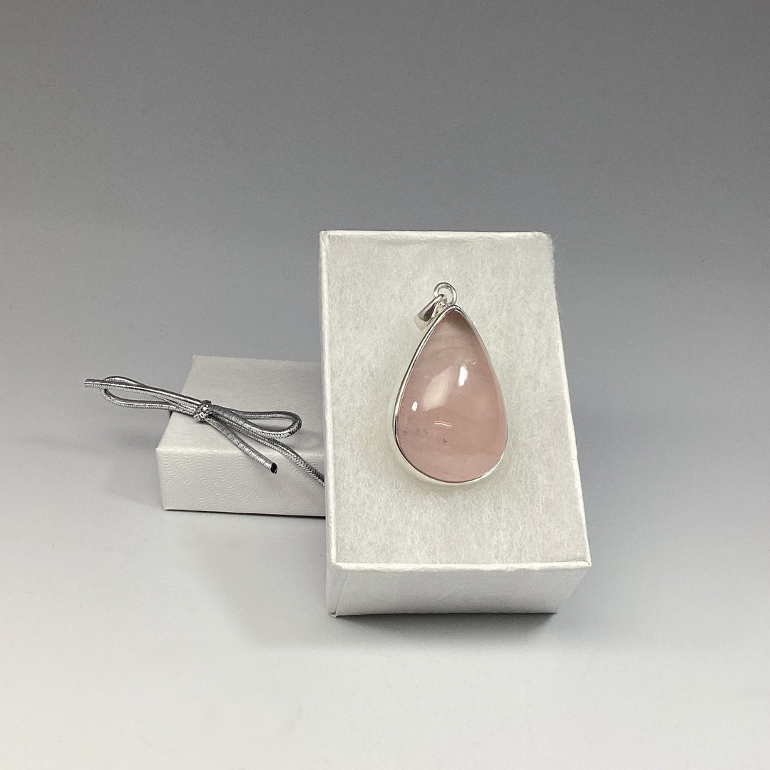 Rose Quartz Pendant - Rocks and Gems Canada