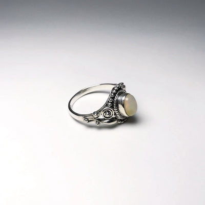 Ethiopian Fire Opal Ring