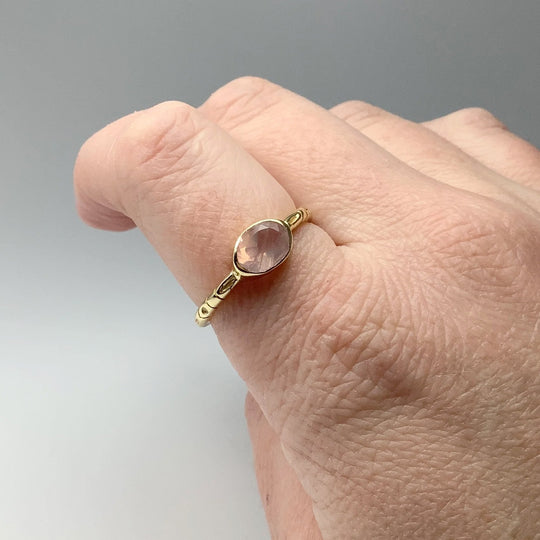 Rose Quartz Ring - Rocks and Gems Canada