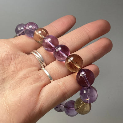 Ametrine Beaded Bracelet