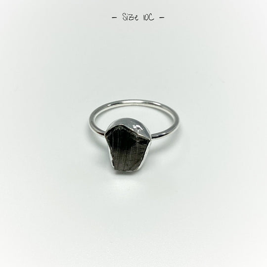 Raw Elite Shungite Ring - Rocks and Gems Canada