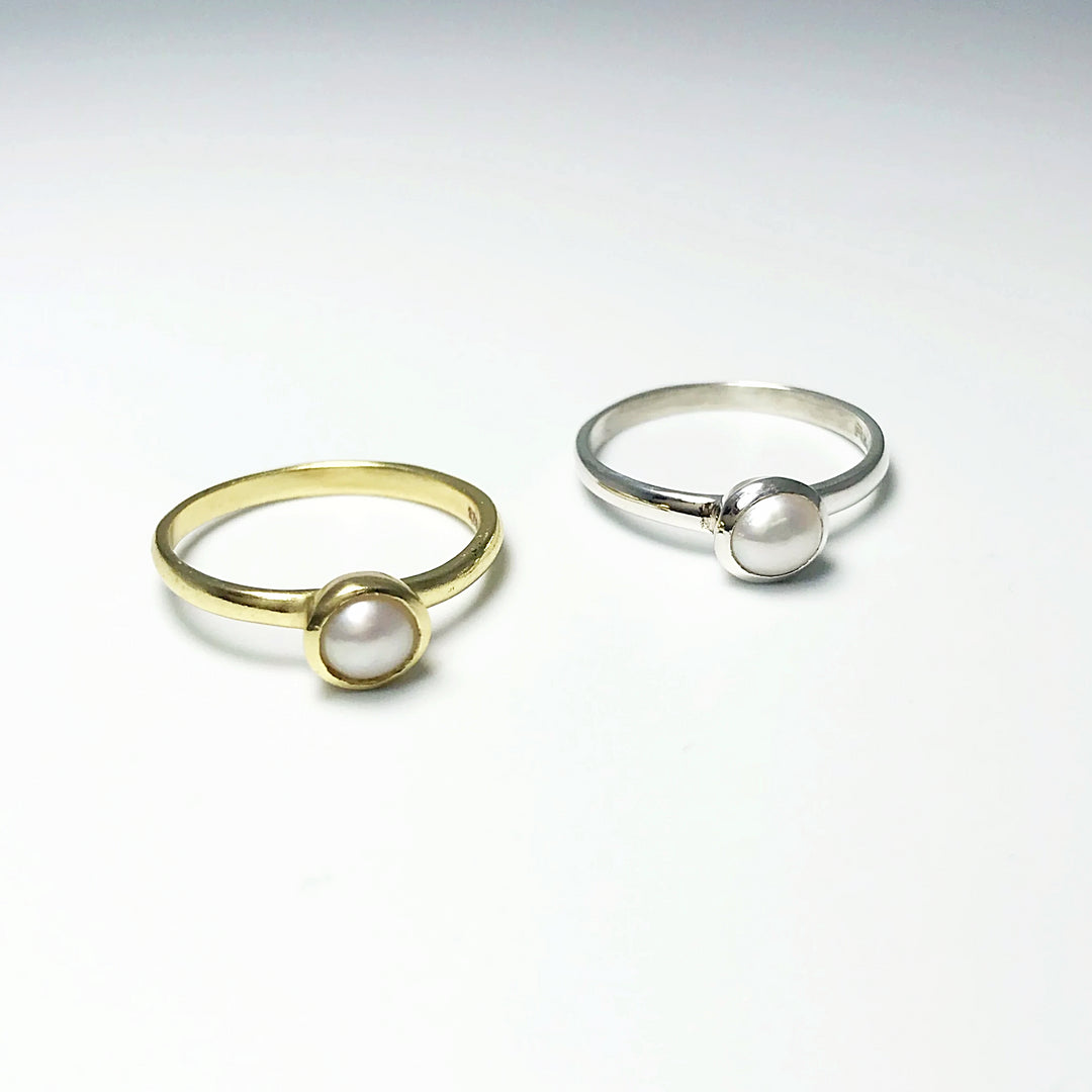 Freshwater Pearl Ring - Rocks and Gems Canada