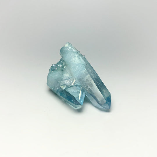 Aqua Aura Quartz Cluster - Rocks and Gems Canada