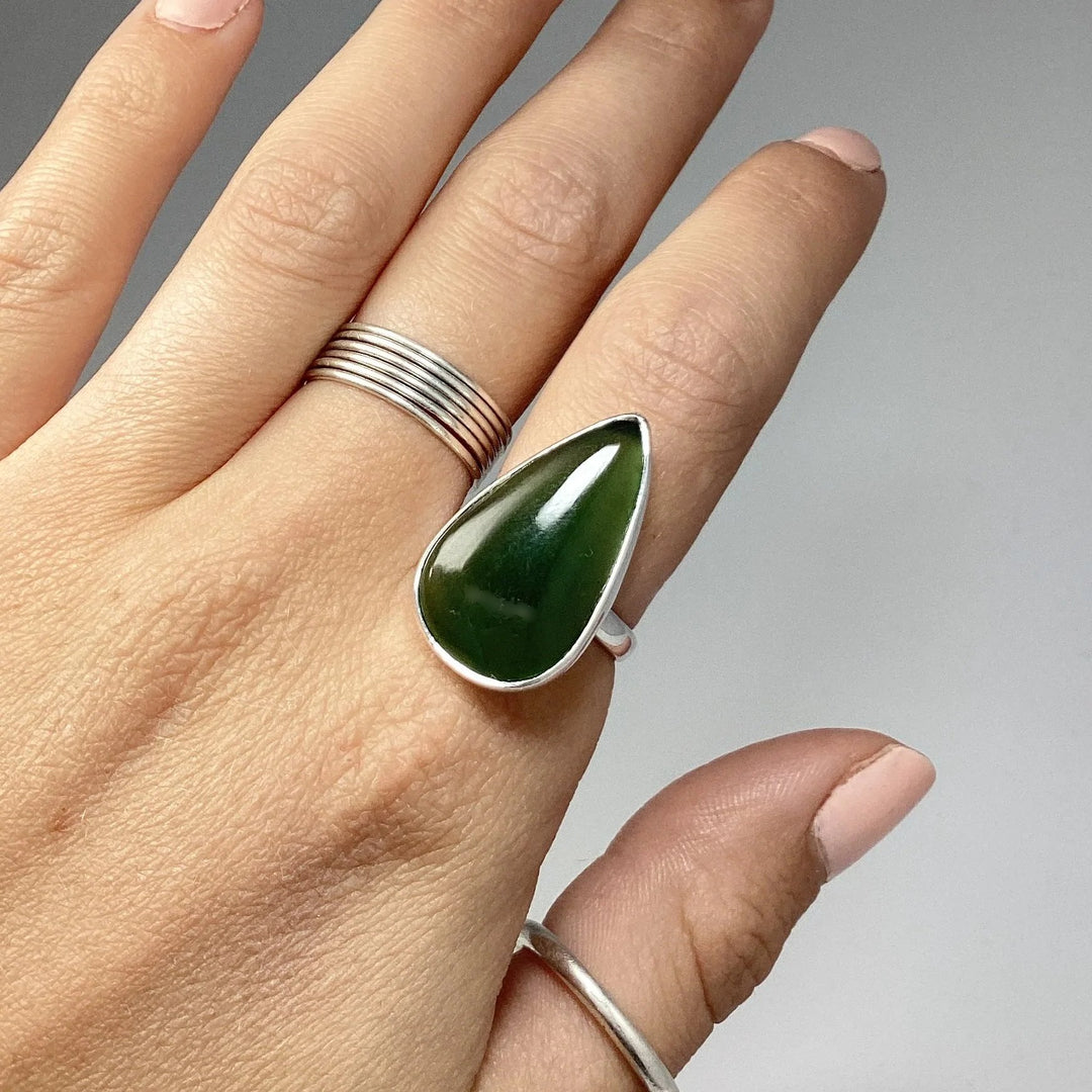 Canadian Jade Ring - Rocks and Gems Canada
