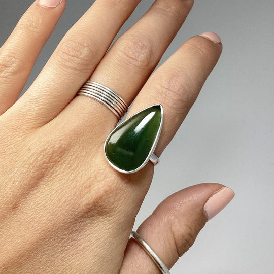 Canadian Jade Ring - Rocks and Gems Canada