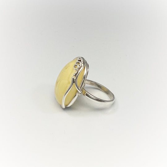 Butterscotch Amber Ring - Rocks and Gems Canada