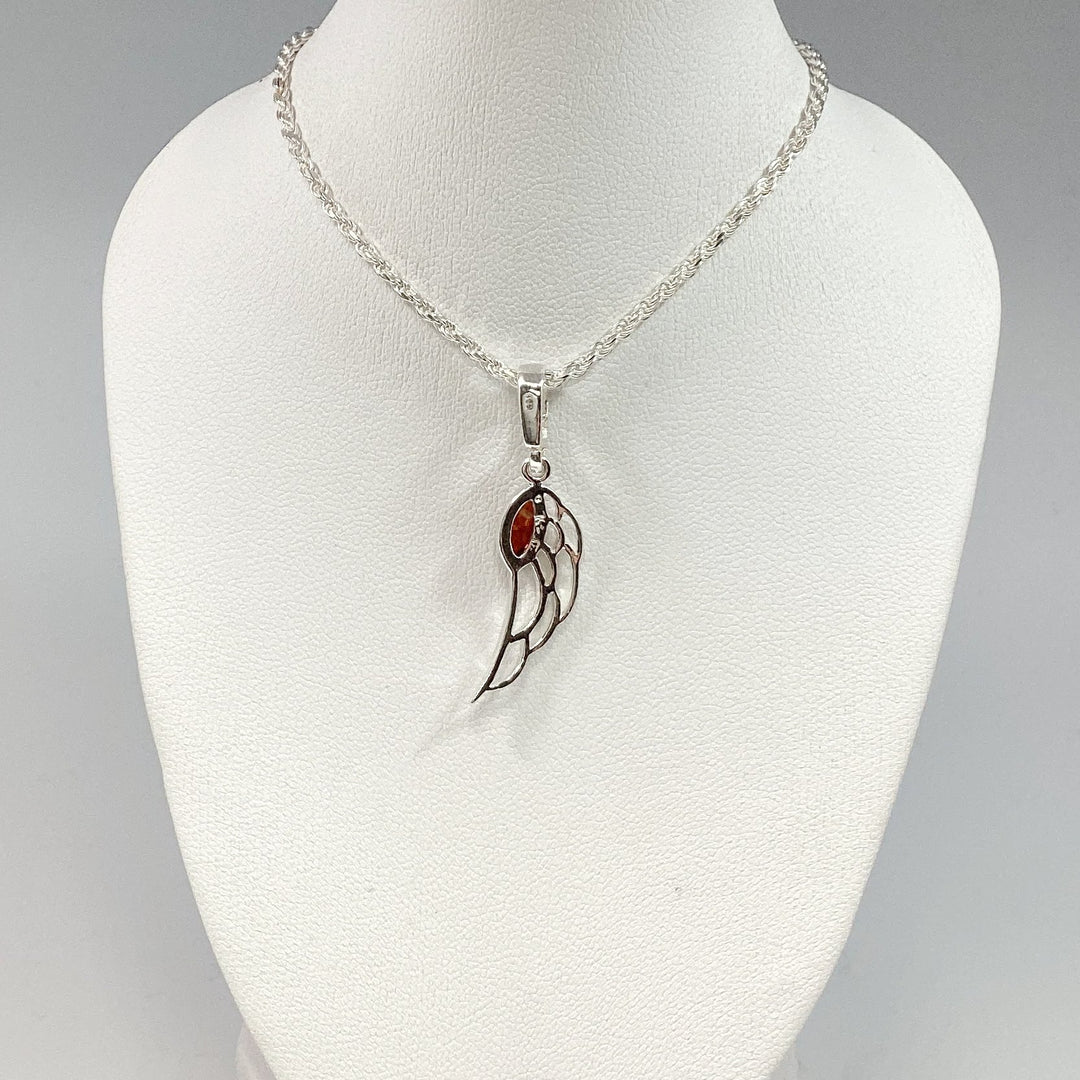Cognac Amber Pendant - Rocks and Gems Canada