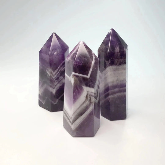 Chevron Amethyst Point - Rocks and Gems Canada
