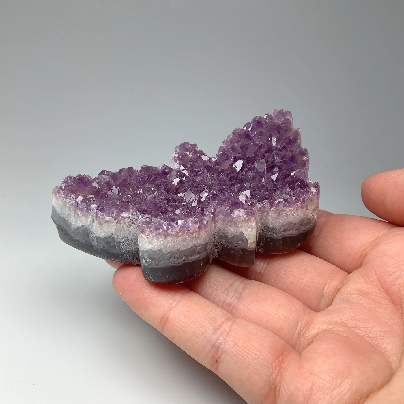 Amethyst Butterfly Druze Cluster