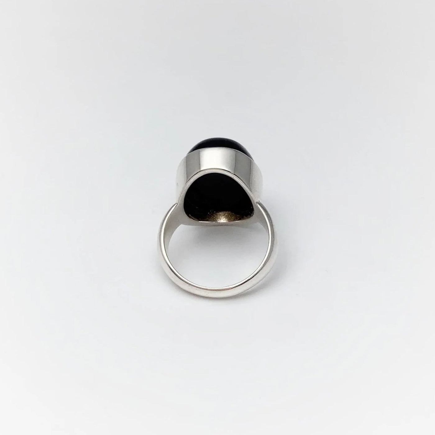 Black Onyx Chunky Oval Ring