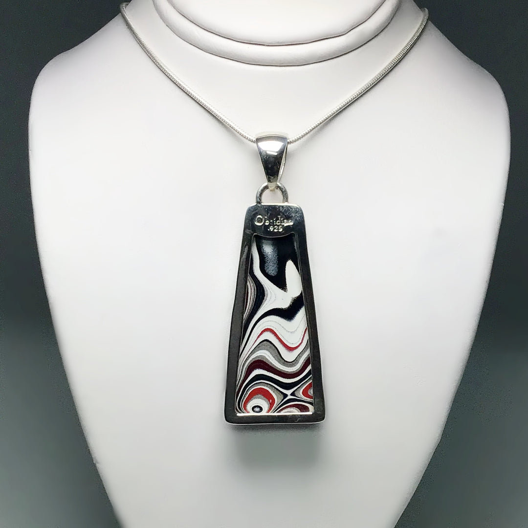 Fordite Pendant - Rocks and Gems Canada