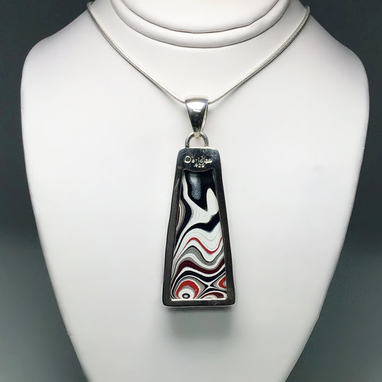 Fordite Pendant - Rocks and Gems Canada