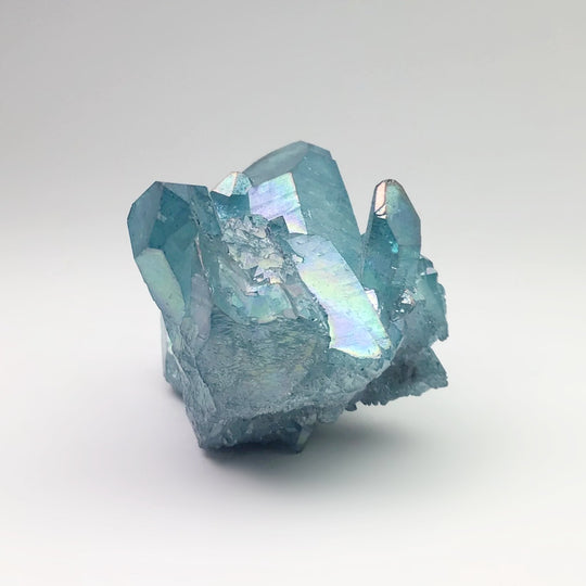 Aqua Aura Quartz Cluster - Rocks and Gems Canada