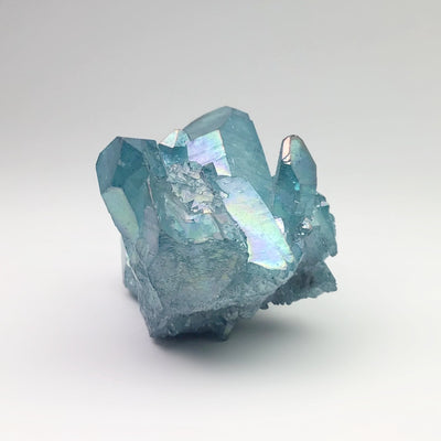 Aqua Aura Quartz Cluster