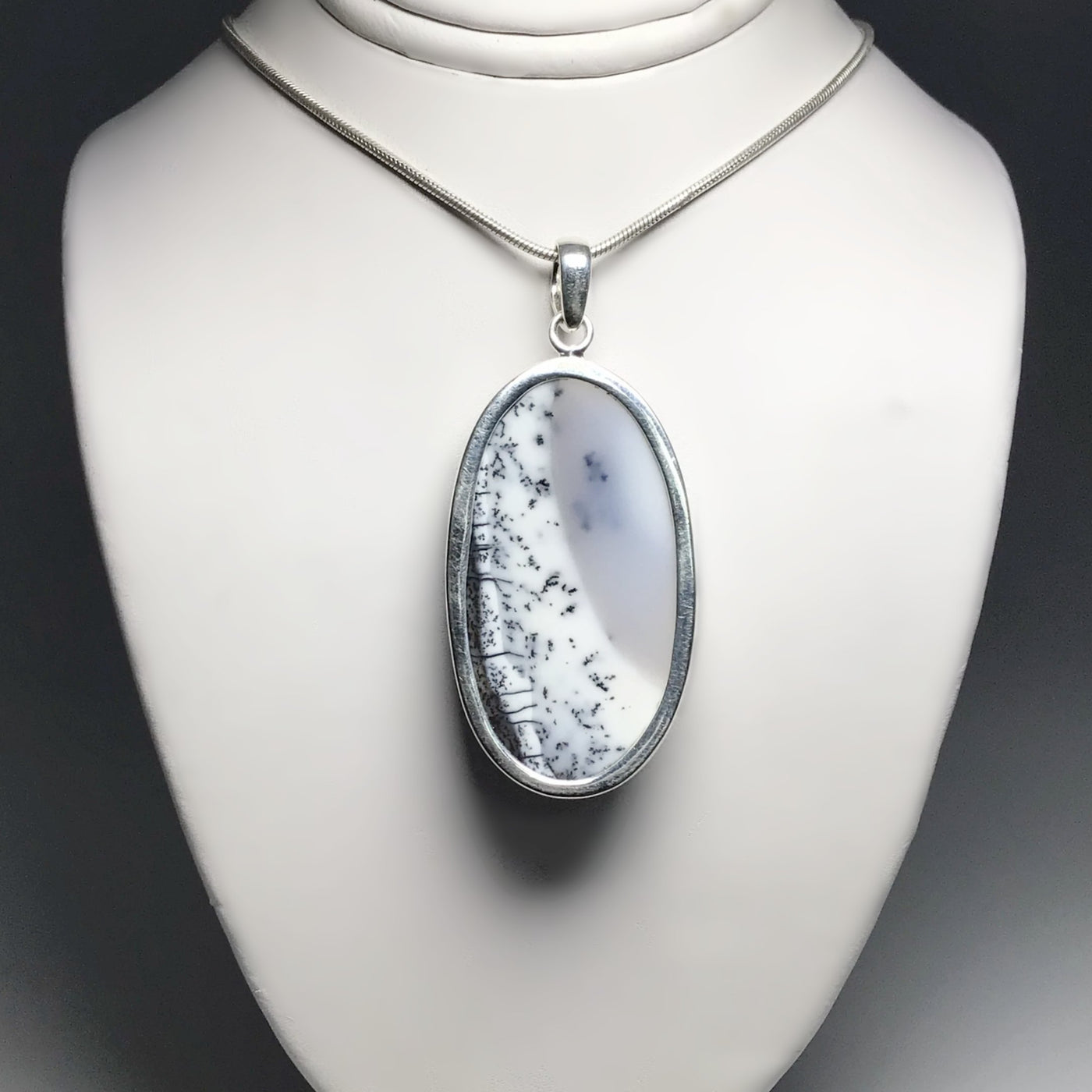 Dendritic Opal Pendant