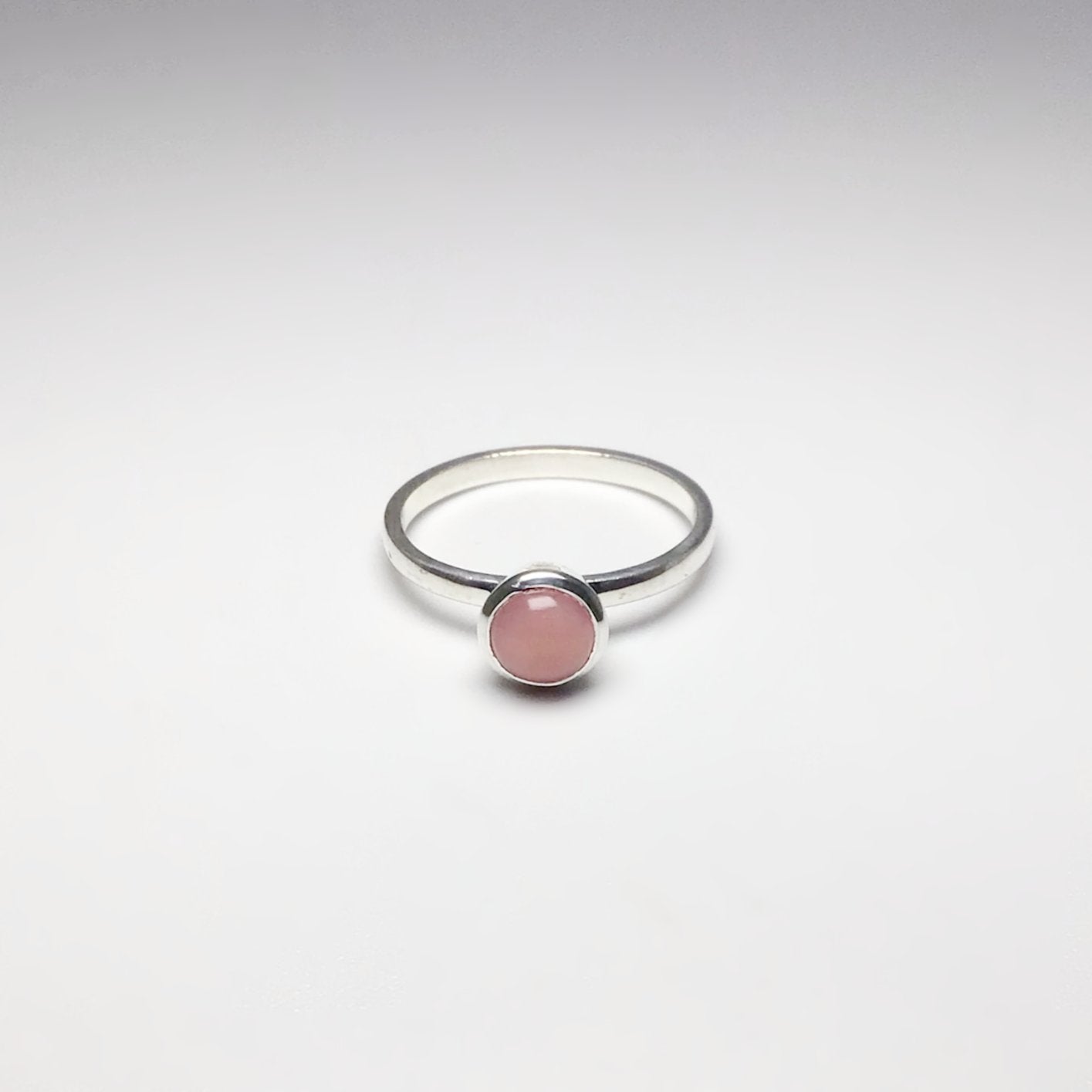 Pink Peruvian Opal Ring - Rocks and Gems Canada