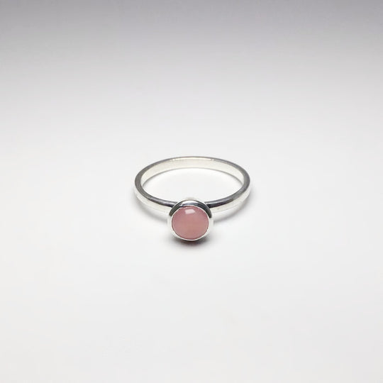 Pink Peruvian Opal Ring - Rocks and Gems Canada